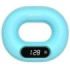 Cecotec Drumfit HandFit Smart Fortalecedor de Mano - Pantalla LED Inteligente - Resistencia de 14kg - Base Antideslizante - Lavable y Portatil - Silicona - Color Azul Claro