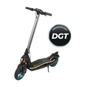 Cecotec Bongo Serie S+Infinity Patinete Electrico - 750W - Autonomia 30km - Ruedas 10" Tubeless - 4 Modos de Conduccion - Frenos Disco y E-ABS - Velocidad 25km/h - Tiempo Carga 5h - Color Negro