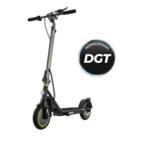 Cecotec Bongo Serie D30 Patinete Electrico - 350W - Autonomia 30km - Ruedas 8.5” - Frenos Electricos y de Disco - Velocidad hasta 25km/h - Homologacion DGT - Cargador y Herramientas - Color Negro y Verde