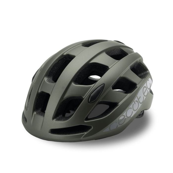 Cecotec BrainGuard Sprinter Casco para Bicicleta y Patinete - Talla S-M - Ligero 220g - 22 Aperturas de Aire - Acolchado Comodo - Ajustable - Homologado - Color Verde