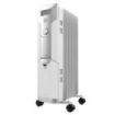 Cecotec Ready Warm 5000 Space Radiador de Aceite con 5 Modulos de 150x580mm - 1000W - Calienta hasta 12m2 - 3 Niveles de Potencia - Facil Transporte con Ruedas - Recogecables - Color Blanco