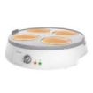 Cecotec Fun Crepestone Twin Crepera - 1200W - Placa Antiadherente Reversible - Espatula y Rodillo - 30.5cm de Diametro - Regulador de Temperatura - Proteccion contra Sobrecalentamiento - Color Blanco