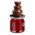 Cecotec Fun Chocolicious Fuente de Chocolate - 90W - Acero Inoxidable - Temperatura Constante - Estilo Retro - 3 Niveles de Cascada - Apto para Lavavajillas - Desmontable - 17.5x17.5x33cm - Color Rojo
