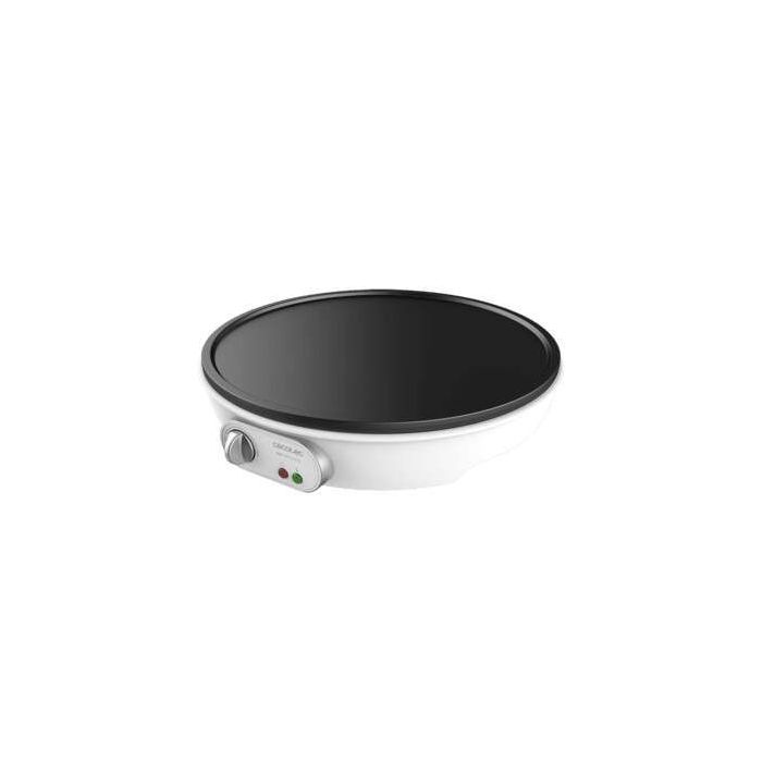 Cecotec Fun Crepelicious Crepera Electrica 1000W - Revestimiento Antiadherente - Potencia Regulable - Diametro de 30,5cm - Rodillo Esparcidor y Espatula Incluidos
