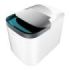 Cecotec Chillin Ice 1500 Maquina de Hielo - 150W - Capacidad de 15kg Diarios - Pantalla Tactil - Funcion Autolimpieza - Control con App - Ventana Visualizacion Hielo - Color Blanco