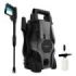 Cecotec HydroBoost 1400 Essential Hidrolimpiadora - 1400W - Presion 105bar - Caudal 426l/h - Botella de Jabon - Bomba de Aluminio - Facil Transporte - Accesorios Surtidos - Color Negro y Azul