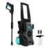 Cecotec HydroBoost 1400 EasyGo Hidrolimpiadora - 1400W - Presion 105bar - Caudal 426l/h - Botella de Jabon - Bomba de Aluminio - Incluye Manguera, Lanza y Boquillas - Color Negro y Azul