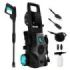 Cecotec HydroBoost 2000 Car and Garden Pro Hidrolimpiadora - 2000W - Presion 150bar - Caudal 450l/h - Bomba Aluminio - Accesorios Surtidos - Facil Transporte - Bloqueo de Gatillo - Color Negro y Azul