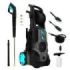 Cecotec HydroBoost 3200 TotalClean Hidrolimpiadora - 3200W - Presion 225bar - Caudal 540l/h - Accesorios Surtidos - Bomba Aluminio - Facil Transporte - Botella de Jabon - Color Negro y Azul