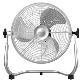 Cecotec EnergySilence 1000 Pro Ventilador Industrial de Suelo con 3 Aspas - Potencia de 40W - Diametro de 30cm - 3 Velocidades - Uso Sencillo - Acero Inoxidable - Base Estable - Rejilla Protectora