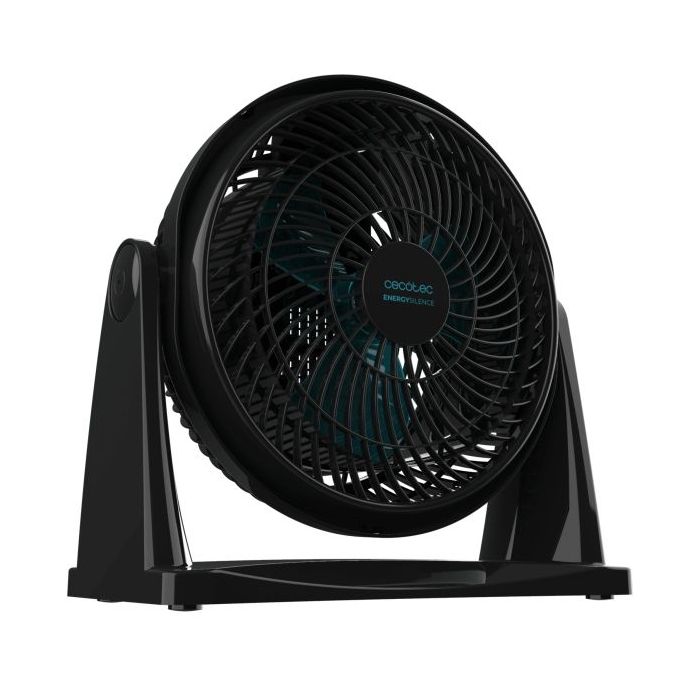 Cecotec EnergySilence 900 FloorFlow Ventilador Industrial de Suelo con 3 Aspas - 30W - Diametro de 9" - 2 Velocidades - Uso Sencillo e Intuitivo - Rejilla Protectora - Base Estable y Robusta - Color Negro