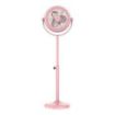 Cecotec EnergySilence 250 ClassicStyle Ventilador de Pie con 3 Aspas - 25W - Diametro de 10" - Inclinacion Ajustable - 2 Velocidades - Elegante y Minimalista - Rejilla Protectora - Color Rosa