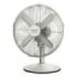 Cecotec EnergySilence 610 SteelDesk Ventilador de Sobremesa con 4 Aspas - 40W - Diametro 30cm - 3 Velocidades - Oscilacion Automatica - Acabado en Acero Inoxidable - Base Estable - Rejilla Protectora