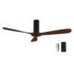 Cecotec EnergySilence 5500 Black Aqua Connected Ventilador de Techo de 3 Aspas - 40W - Diametro de 52" - WiFi - Mando a Distancia - IP44 - 6 Velocidades - Temporizador - Modo Invierno - Color Negro