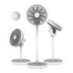 Cecotec EnergySilence 2600 Sunflower Portable Ventilador de Pie Portatil con 10 Aspas - 22W - Bateria 2600mAh - Ultrasilencioso - Diametro de 33cm - 12 Velocidades - Temporizador - Color Blanco