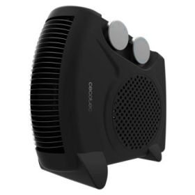 Cecotec ReadyWarm 2000 Max Dual Calefactor Electrico - 2000W - 3 Modos de Calor - Termostato Regulable - Uso Portatil y Ligero - Sistema de Seguridad - Silencioso - Color Negro