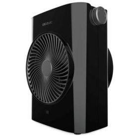 Cecotec ReadyWarm 2070 Max Force Calefactor Electrico - 2000W - 3 Modos - Termostato - Uso en Estancias de 20m2 - Funcion Silenciosa - Sistema de Seguridad Autoapagado - Color Negro