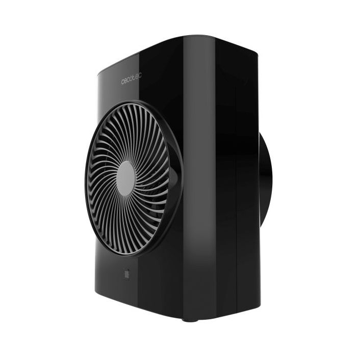 Cecotec ReadyWarm 2070 Max Force Smart Calefactor Electrico - 2000W - 3 Modos de Calor - Control LED Tactil - Mando a Distancia - Asa para Transporte - Seguridad Autoapagado - Color Negro