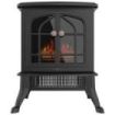 Cecotec ReadyWarm 200 Chimenea Electrica de Pie - Potencia de 2000W - Estancias hasta 25m2 - Termostato Ajustable - Llamas LED Ajustables - Efecto Fuego Realista - Calentamiento Rapido - Color Negro