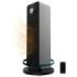 Cecotec ReadyWarm 2000 Max Ceramic Rotate Calefactor Ceramico de Pie - Potencia de 2000W - Oscilante - 3 Modos de Calor - Termostato Regulable - Seguridad Integrada - Color Negro