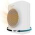 Cecotec ReadyWarm 1570 Max Ceramic Rotate Smart Calefactor Ceramico de Sobremesa - Potencia de 1500W - Oscilante - Pantalla Digital - Termostato Regulable - 3 Modos de Calor - Color Blanco