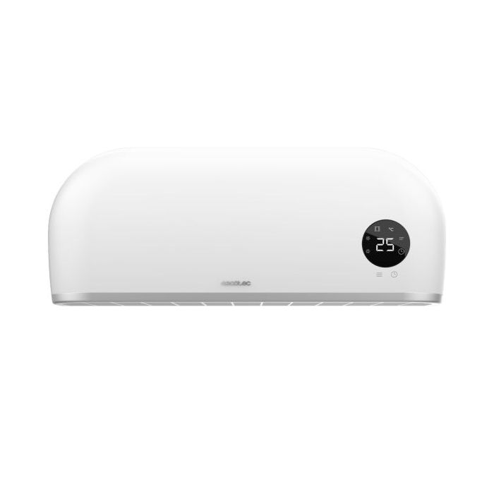 Cecotec ReadyWarm 2000 Max Box Ceramic Calefactor Ceramico de Pared - 2000W - Cobertura hasta 20m2 - IPX2 - Control Remoto y WiFi - Pantalla LED - Termostato - Temporizador 12h - Color Blanco