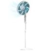 Cecotec EnergySilence 610 Max Flow Ventilador de Pie con 7 Aspas - Potencia de 70W - Diametro de 40cm - 4 Velocidades - Temporizador 2h - Oscilacion 90º - Altura Ajustable - Color Blanco
