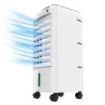 Cecotec EnergySilence 3500 Cool Compact Climatizador de 3.5L - Potencia de 65W - 3 Velocidades - Oscilacion 70º - Formato Compacto - Ruedas Multidireccionales - Incluye Enfriadores - Color Blanco