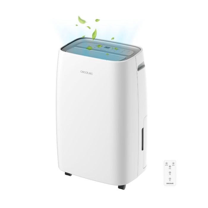 Cecotec BigDry 10000 Expert Connected Deshumidificador - WiFi Remoto - Deposito Extraible de 6L - Funcion Secado de Ropa - Temporizador 24h - Aviso por Deposito Lleno - Humedad de 30 a 90% - Color Blanco