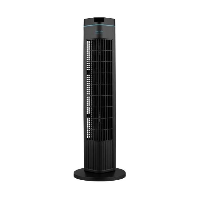 Cecotec EnergySilence 690 Skyline Ventilador de Torre de 29" de Altura - Potencia de 50W - 3 Velocidades - Modos Normal, Nature y Sleep - Temporizador - Oscilacion de 90º - Color Negro