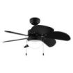 Cecotec EnergySilence Aero 3600 Vision Full Black Ventilador de Techo con 6 Aspas y Lampara Integrada - 50W - Diametro de 36" - 3 Velocidades - Modo Invierno/Verano - Control por Cadena - Color Negro