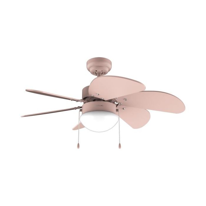 Cecotec EnergySilence Aero 3600 Vision Full Pink Ventilador de Techo con 6 Aspas y Lampara Integrada - 50W - Diametro de 36" - 3 Velocidades - Modo Invierno/Verano - Control por Cadena - Color Rosa