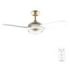 Cecotec EnergySilence Aero 4265 GoldWhite Ventilador de Techo con 3 Aspas y Luz Integrada - 65W - Diametro de 42" - LED de 18W - Mando a Distancia - Temporizador - 3 Velocidades - Color Blanco
