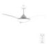 Cecotec EnergySilence 4800 Light White Ventilador de Techo con 3 Aspas y Luz - 35W - Diametro de 48" - 3 Tonos LED - 6 Velocidades - Modo Invierno - Incluye Kit de Montaje - Color Blanco