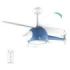Cecotec EnergySilence Aero 4600 Helicopter Ventilador Infantil de Techo con Luz - 35W - Motor Dc - Diametro de 39" - LED de 32W - Temporizador - 6 Velocidades - Modo Invierno/Verano - Color Azul