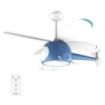 Cecotec EnergySilence Aero 4600 Helicopter Ventilador Infantil de Techo con Luz - 35W - Motor Dc - Diametro de 39" - LED de 32W - Temporizador - 6 Velocidades - Modo Invierno/Verano - Color Azul