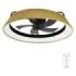Cecotec EnergySilence LampAero 600 Green Design Ventilador de Techo con 5 Aspas y Luz - 20W - Tulipa de Terciopelo - LED con 3 Tonos - Temporizador - 6 Velocidades - Modo Invierno - Color Madera Claro