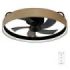 Cecotec EnergySilence LampAero 650 Beige Design Ventilador de Techo con 5 Aspas y Luz - 20W - Tulipa de Tela - 3 Tonos LED - Temporizador - 6 Velocidades - Modo Invierno - Color Negro