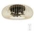 Cecotec EnergySilence LampAero 600 Natural WhiteWood Ventilador de Techo con 5 Aspas y Luz - 20W - Tulipa de Madera - Lampara con 3 Tonos - Temporizador - 3 Velocidades - Modo Invierno - Color Negro