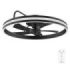 Cecotec EnergySilence LampAero 650 FlowLight Ventilador de Techo con 5 Aspas y Luz - 20W - Aro LED con 3 Tonos - Diametro de 22" - 6 Velocidades - Temporizador - Modo Invierno - Color Negro