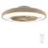 Cecotec EnergySilence LampAero 600 InsideWood Ventilador de Techo con 5 Aspas y Luz - 20W - 3 Tonos LED - Diametro de 24" - Temporizador - 3 Velocidades - Modo Invierno - Color Madera Claro
