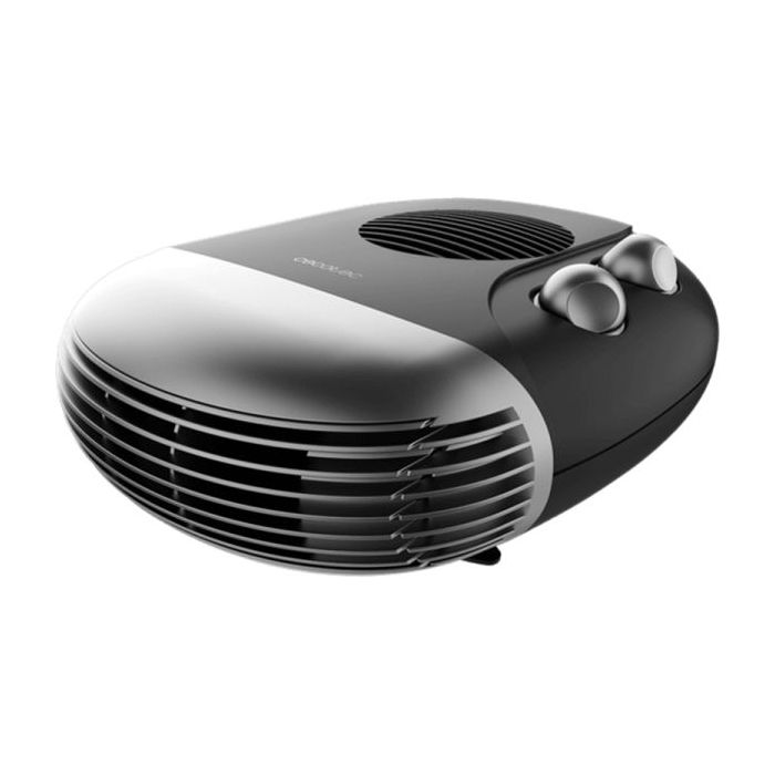 Cecotec Termoventilador ReadyWarm Horizon Calefactor Horizontal - 2000W - 3 Modos - Termostato - Cobertura hasta 20 M² - Funcionamiento Silencioso - Color Negro y Gris