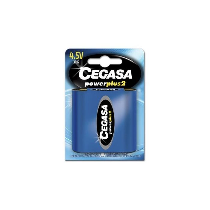 Cegasa Power Plus 2 Pack de 1 Pila 3R12 4.5V - Pila Salina para Aparatos de Bajo Consumo
