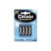 Cegasa Power Plus 2 Pack de 4 Pilas R06 AAA - Pilas Salinas para Aparatos de Bajo Consumo