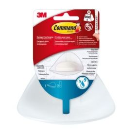Command Jabonera de Aseo - Soporta hasta 0.9kg - Color Blanco