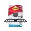 Command Jabonera de Aseo - Soporta hasta 0.9kg - Incluye 2 Tiras Adhesivas Medianas para Aseo - Color Negro Mate
