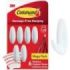 Command Pack de 6 Ganchos de Diseño Medianos - 9 Tiras Adhesivas - Soportan hasta 1.3kg - Color Blanco
