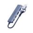 CoolBox HUB4 Lite USB-C/A - 2x USB-C, 2x USB-A 3.2 Gen1 - Aluminio - Color Gris