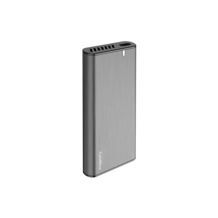 Coolbox MiniChase NS31 Carcasa Externa SSD M.2 NVMe/SATA - USB-C 3.2 Gen2 - Aluminio - Color Gris