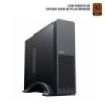 CoolBox T313-BZ Slim Caja Torre Micro ATX, Mini ITX - Tamaño HDD 2.5", 3.5" - USB 3.0, USB-C - Fuente de Alimentacion 300W - Color Negro